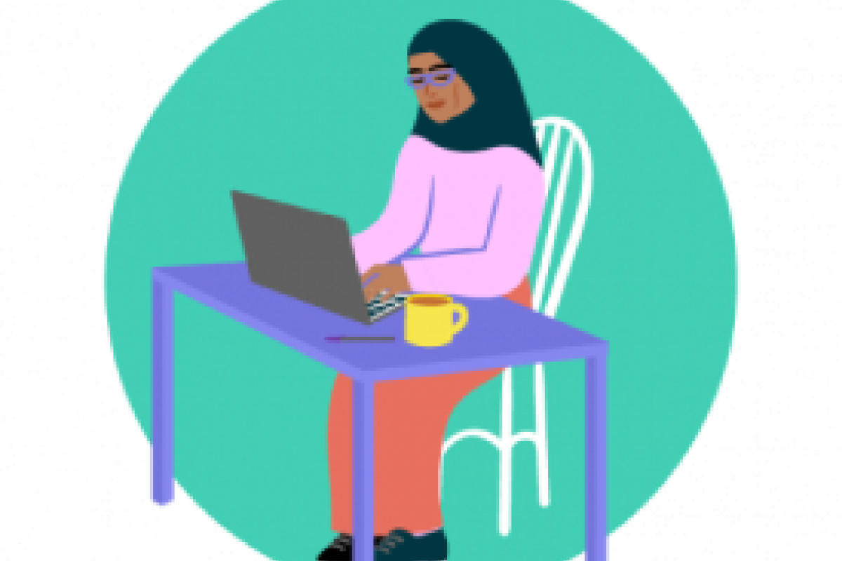 Woman on laptop