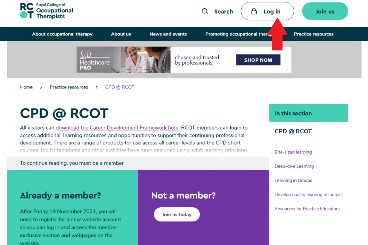 Member-page